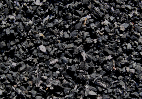 black mulch 